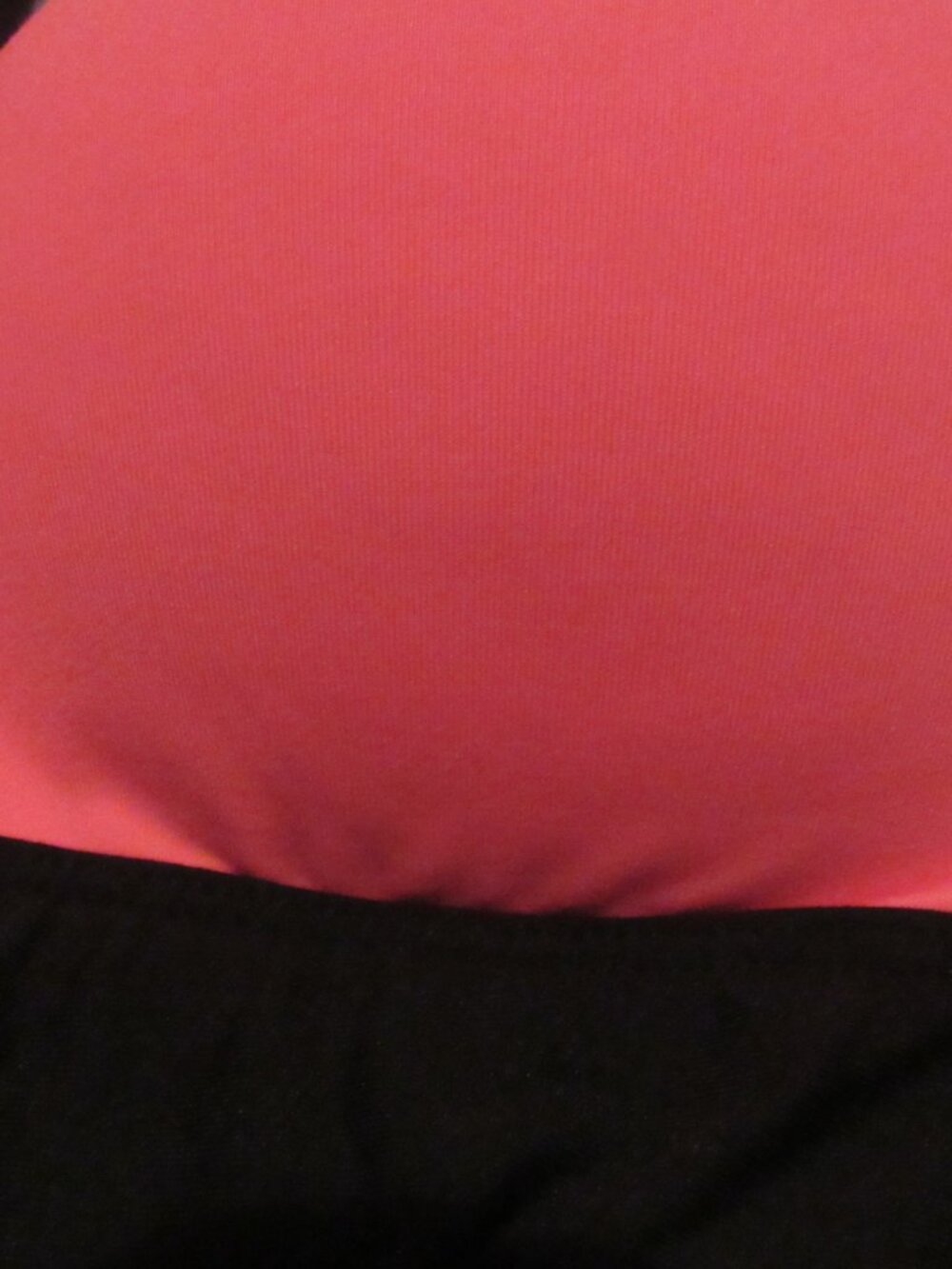 Victoria's Secret PINK Pink/Black Sports Bra  Medium USED - Picture 3 of 6